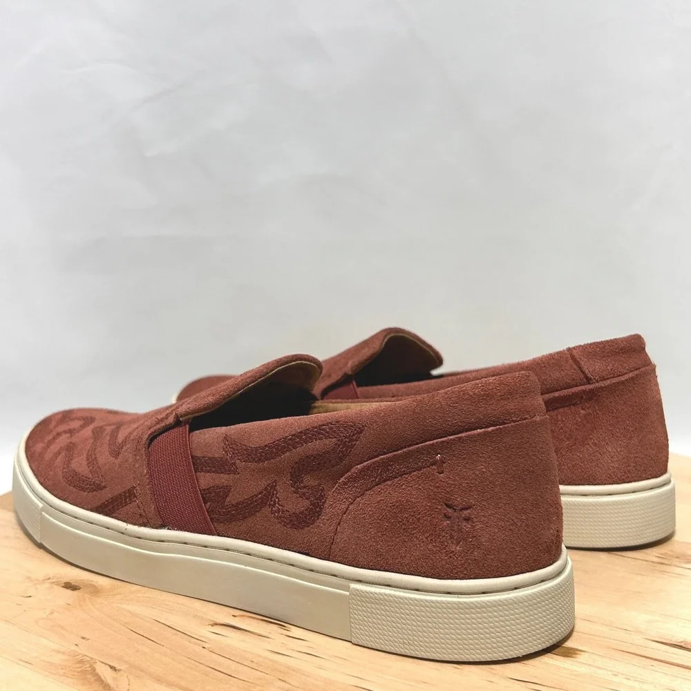 Frye Ivy Primrose Womens‎ Suede Slip On Sneaker - Size 7M